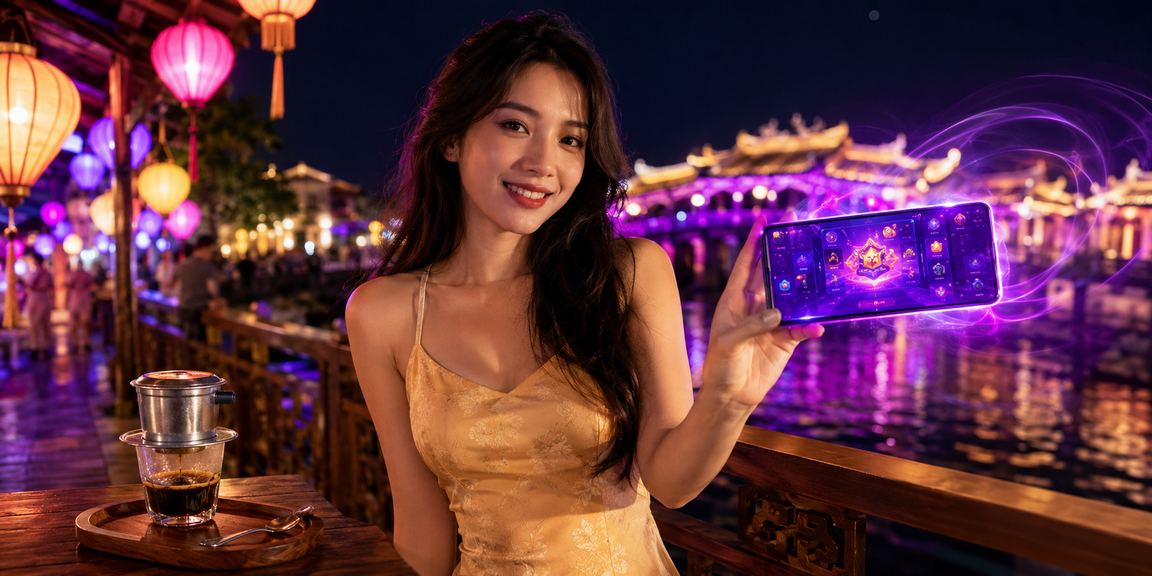 Người dùng Huế trải nghiệm casino di động tại quán cà phê