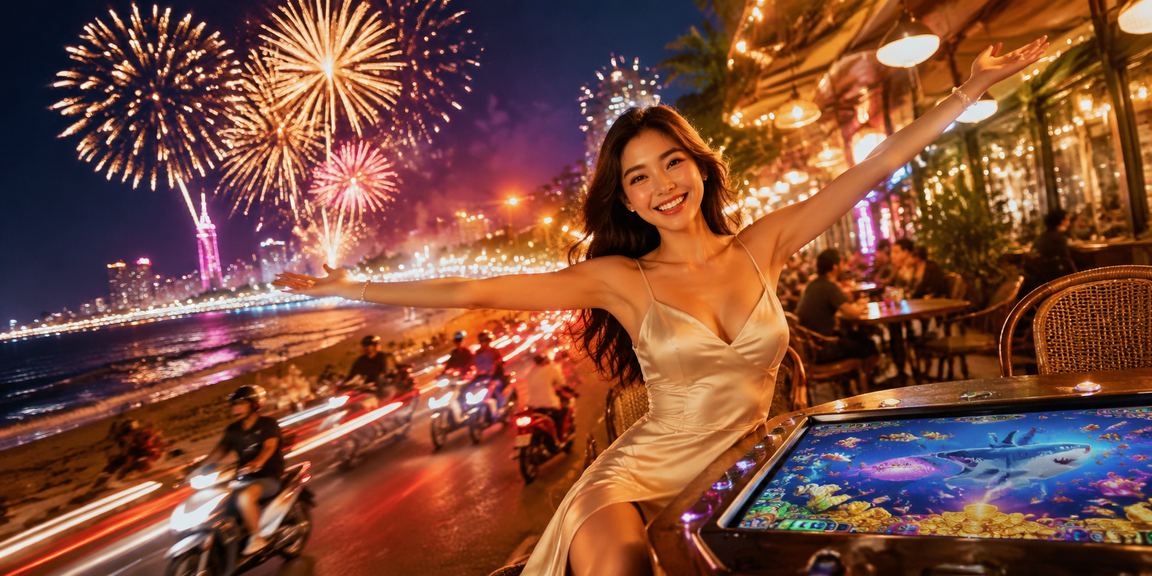 Người dùng tại Vũng Tàu thư giãn với trò chơi bắn cá trực tuyến và cà phê buổi sáng
